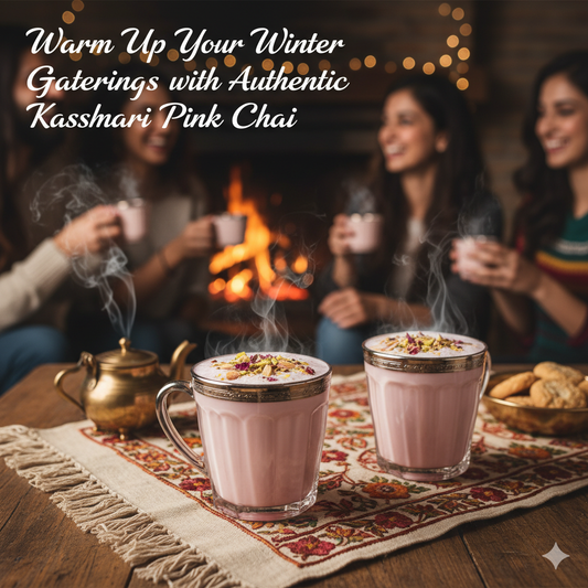 Warm Up Your Winter Gatherings with Authentic Kashmiri Pink Chai