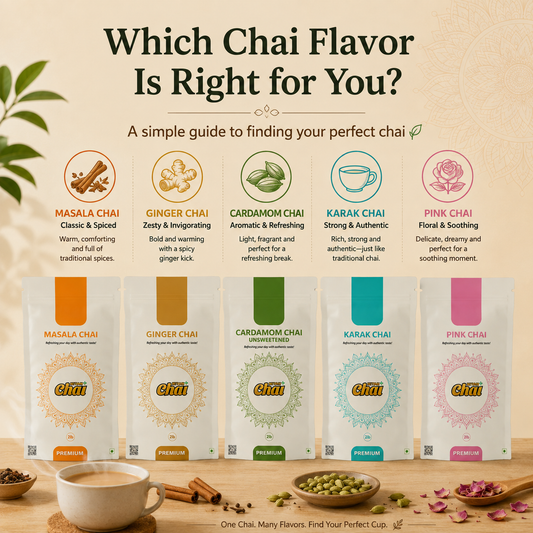 chai flavour options