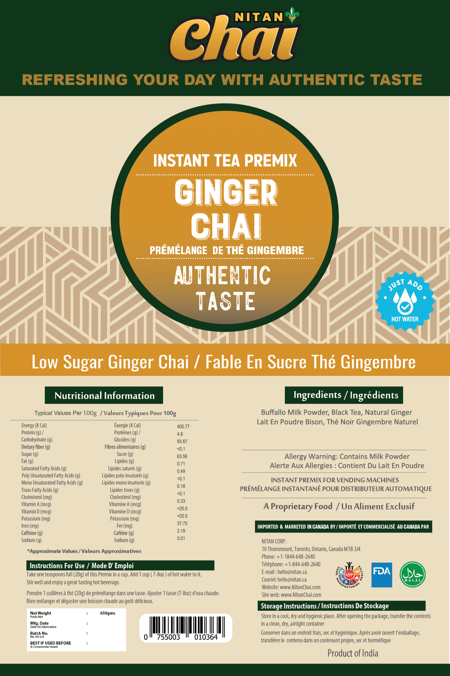 Nitan Ginger Chai