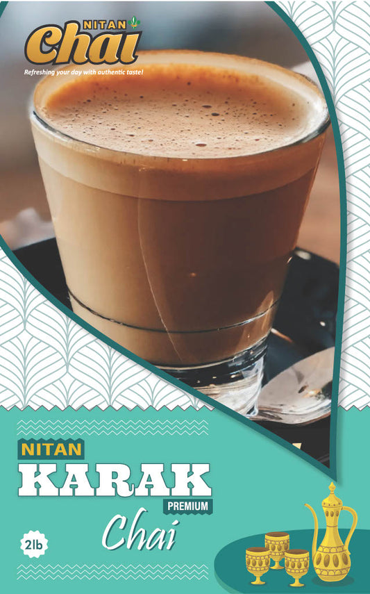 Nitan Karak Chai - Bold, Spiced Tea with Cardamom and Rich Flavour