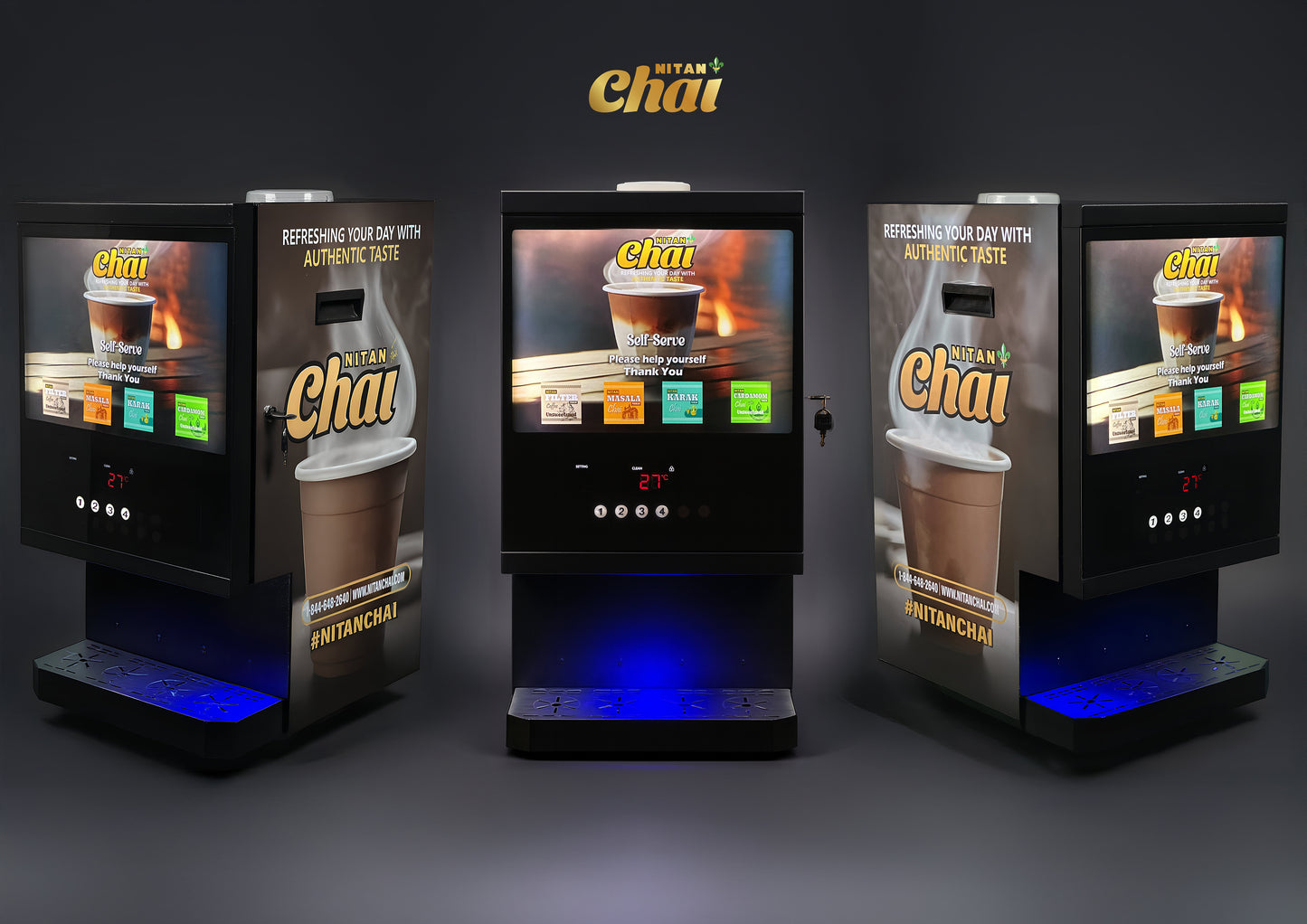 Chai Machine with 4 Flavors