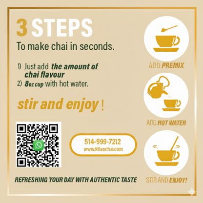 Instant Cardamom Chai Tea Premix